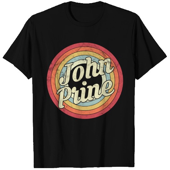 John Prine - Retro Style - John Prine - T-Shirt