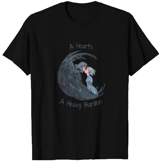 Howl's Moving Castle Inspired Howl & Sophie "A Heart's A Heavy Burden" T Shirts