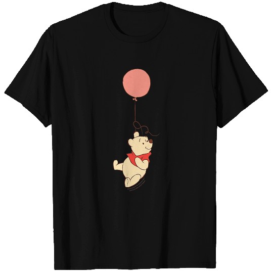 Disney Winnie the Pooh Balloon Flight Corner Picture T-Shirts