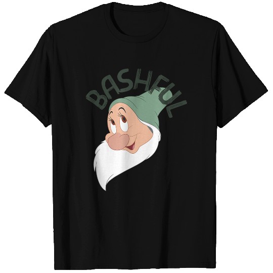 Disneyss Snow White And The Seven Dwarfs Bashful Big Faces T-Shirts