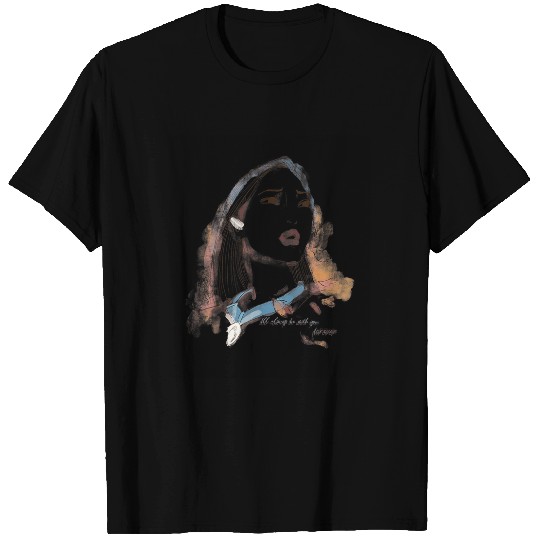 Disney Pocahontas Watercolor Portrait Quote Grap T-Shirts