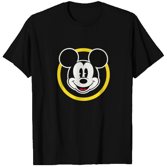 Amazon Essentials Disney Smiling Mickey in Yello T-Shirts