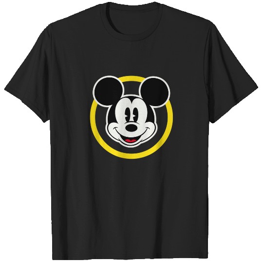 Amazon Essentials Disney Smiling Mickey in Yello T-Shirts