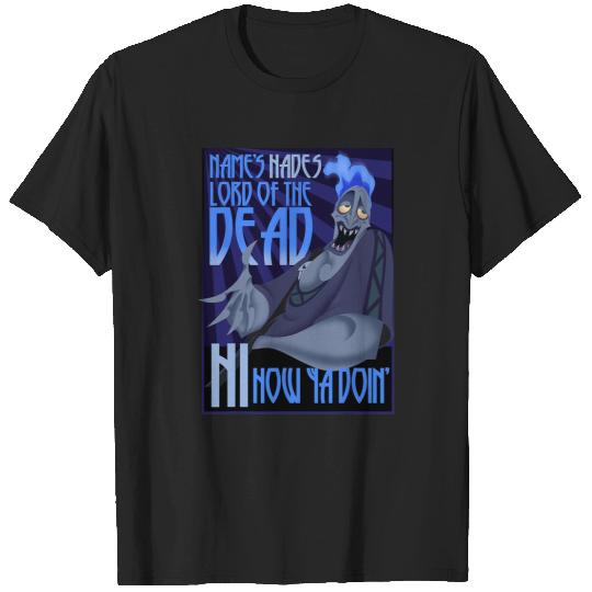 Disney Hercules The Name's Hades Quote Graphic T-Shirts