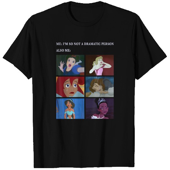 Disney Princess Not Dramatic Meme Panel T-Shirts
