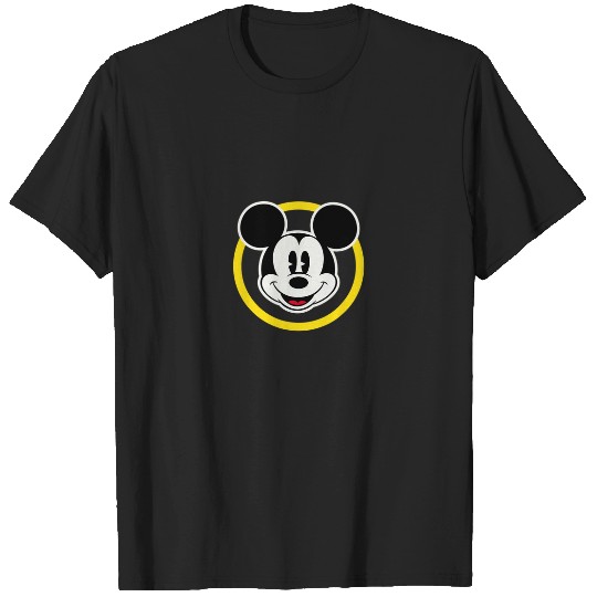 Amazon Essentials Disney Smiling Mickey In Yello T-Shirts