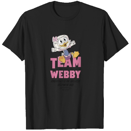 Disneys DuckTales Team Webby Knowledge Is The Greatest weaponss T-Shirts