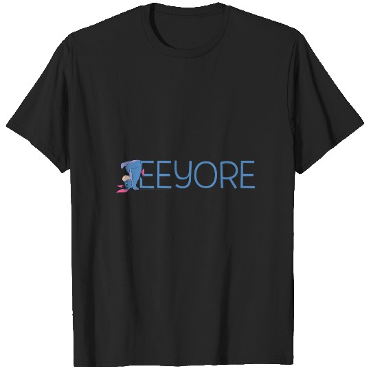 Disney Winnie the Pooh Eeyore Classic Lettering T-Shirts