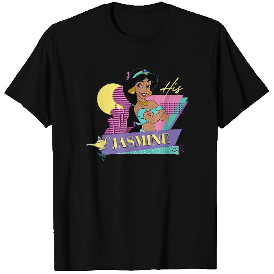 Disney Aladdin Retro ’90s Couples Matching His Jasmine T-Shirts