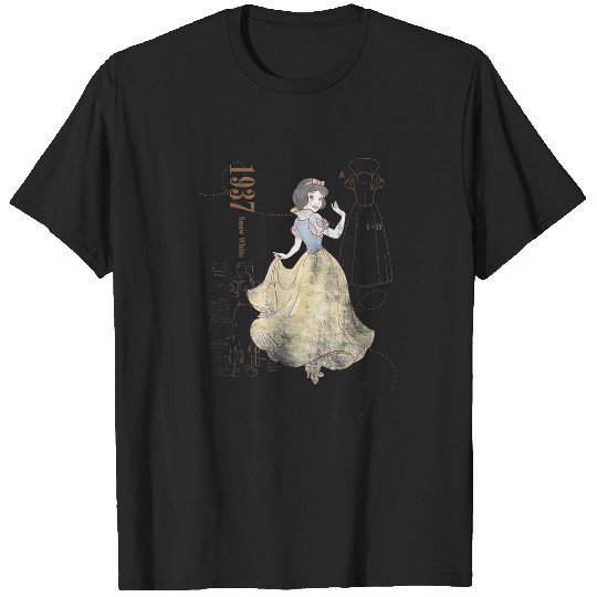 Disneyss Snow White Fashion Sketch T-Shirts