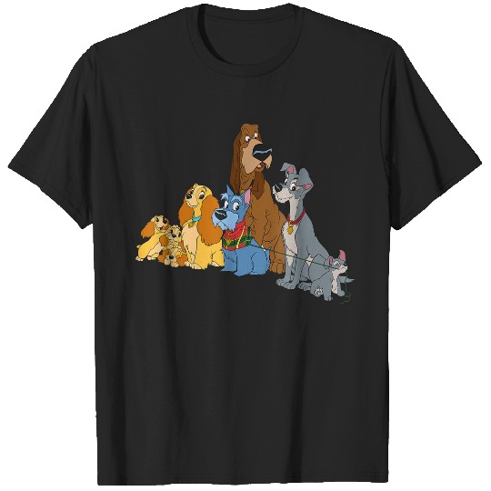 Disneys Lady And The Tramp Dogs T-Shirts
