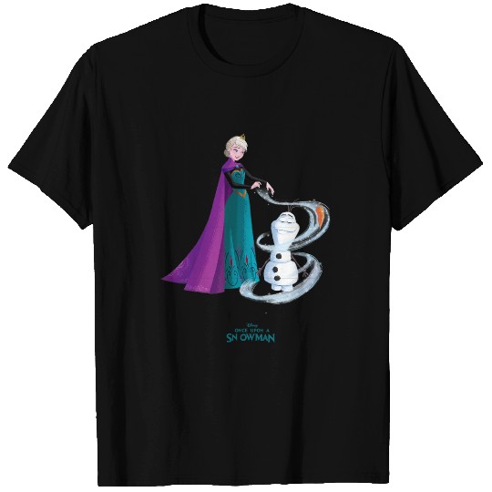 Disneys once upon a snowman elsa creates olaf T-Shirts