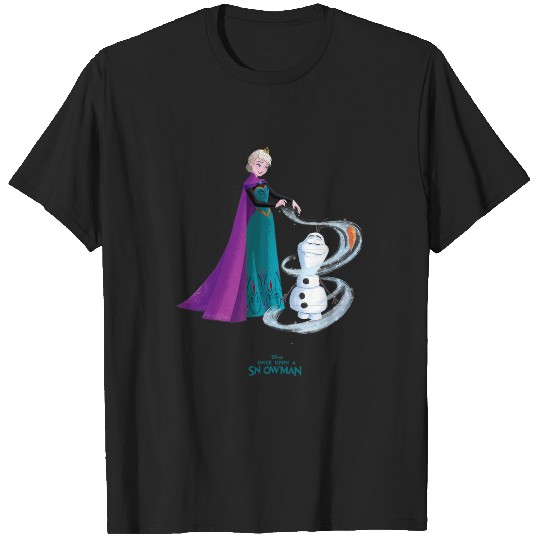 Disneys once upon a snowman elsa creates olaf T-Shirts