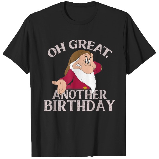 Disneyss Snow White Grumpy Oh Great Another Birthday Pose T-Shirts