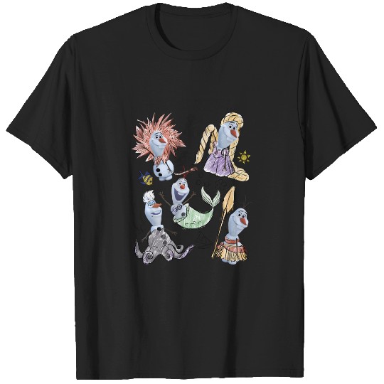 Disney Olaf Presents Classic Costume Sketches T-Shirts