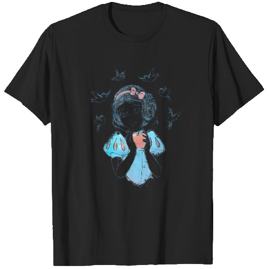 Disneyss Snow White Birds And Apple Sketch T-Shirts