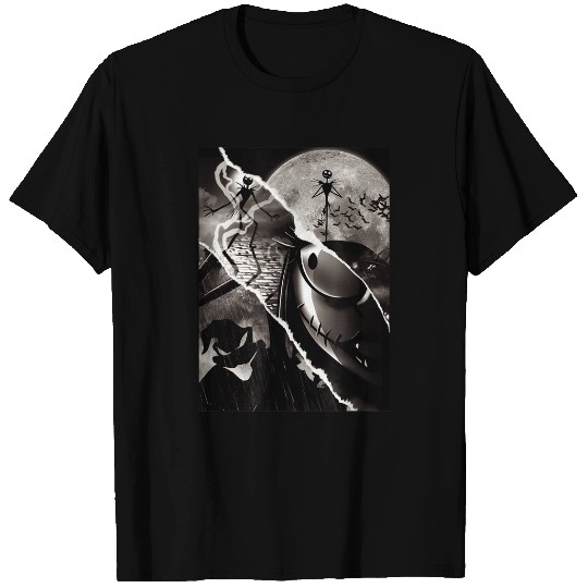 Disneyss Nightmare Before Christmas Scenes T-Shirts