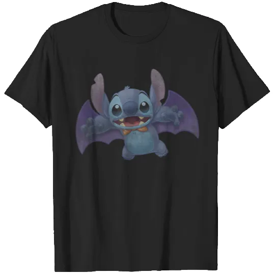 Disneyss Lilo Stitch Halloween Cute Vampire Stitch Portrait T-Shirts