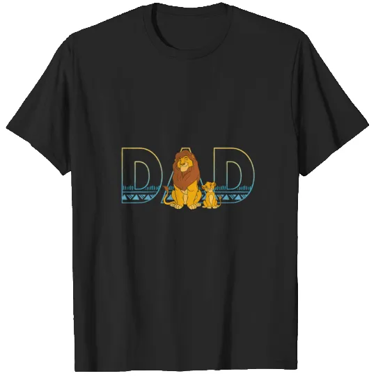 Disney The Lion King Simba And Mufasa Dad T-Shirts