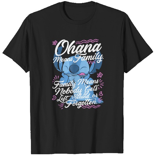 Disneys Lilo Stitch Stitch Day Ohana Means Family T-Shirts