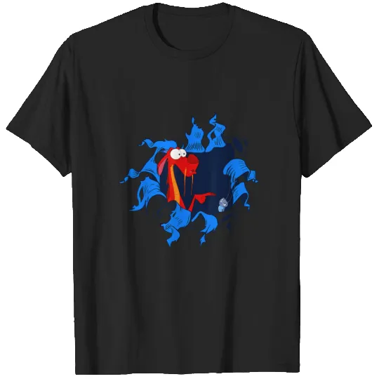 Disney Mulan Mushu Cri-Kee Takes The Blame Ripped T-Shirts