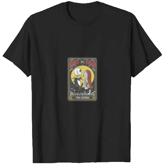 Disneyss The Nightmare Before Christmas Jack Sally Lovers T-Shirts