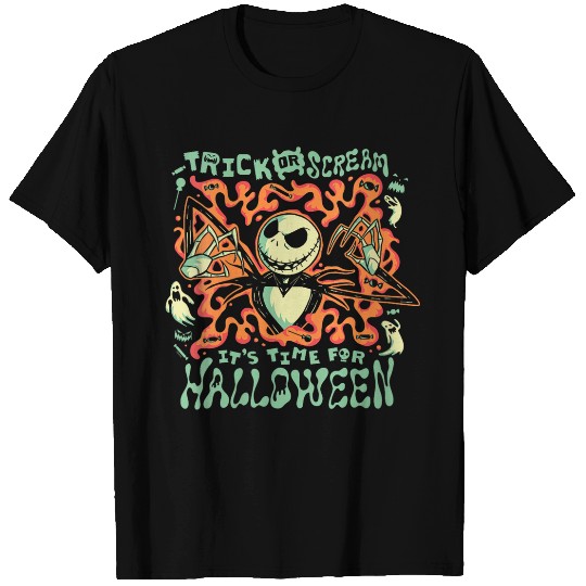 Disneyss The Nightmare Before Christmas Jack Trick Or Scream T-Shirts