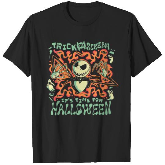 Disneyss The Nightmare Before Christmas Jack Trick Or Scream T-Shirts