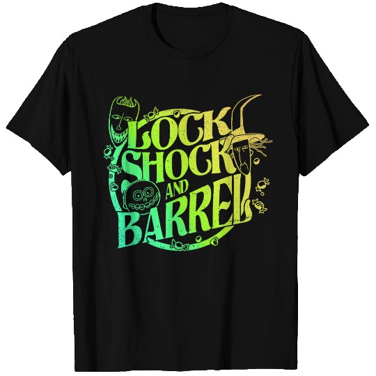 Disneyss The Nightmare Before Christmas Lock Shock Barrel V2 T-Shirts