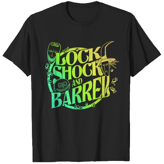 Disneyss The Nightmare Before Christmas Lock Shock Barrel V2 T-Shirts