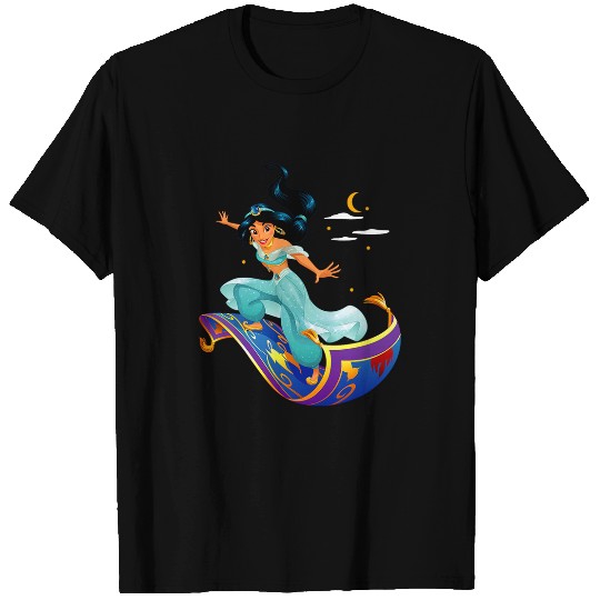 Disneys Aladdin Princess Jasmine Magic Carpet Pose T-Shirts