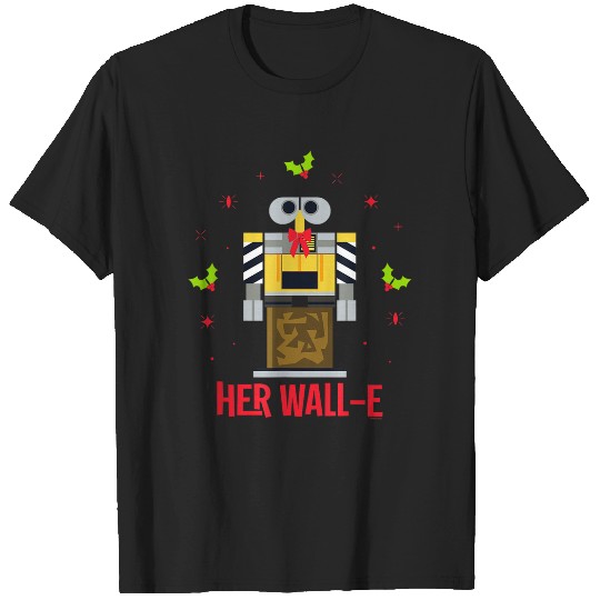 Disneyss And Pixars Her Wall e Christmas Couples Matching T-Shirts