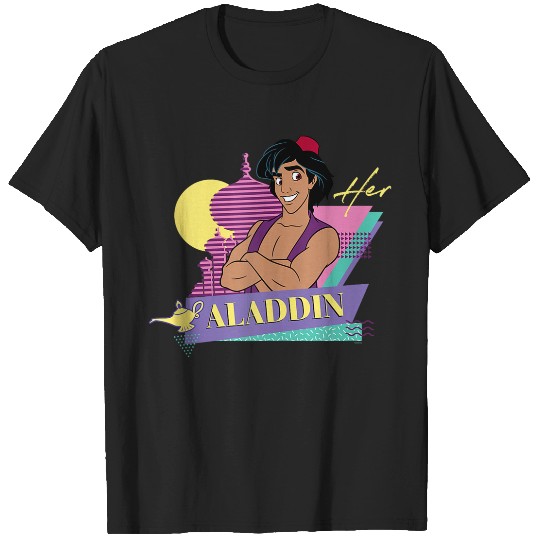 Disneyss Aladdin Retro 90s Couples Matching Her Aladdin T-Shirts