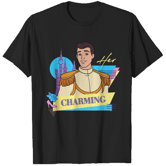 Disneyss Cinde Retro Couples Matching Her Prince Charming T-Shirts