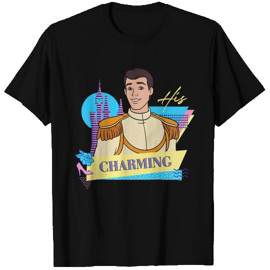 Disneyss Cinde Retro Couples Matching His Prince Charming T-Shirts