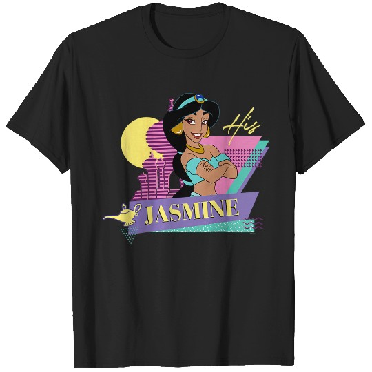 Disneyss Aladdin Retro 90s Couples Matching His Jasmine T-Shirts