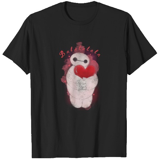Disney Big Hero 6 Baymax Heart Portrait T-Shirts