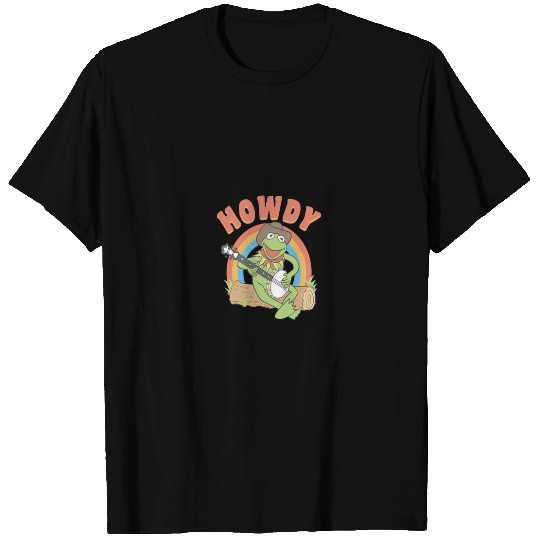Disneyss The Muppets K the frog Howdy Retro Chest Logo T-Shirts
