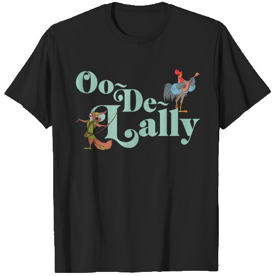 Disneyss Robin Hood Oo de lally Iconic Quote Chest Text Logo T-Shirts