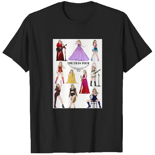 Discover The Eras Tour // Paris // Night 1 // Handdrawn Poster T-Shirts
