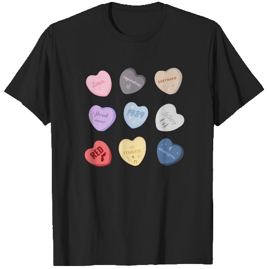 Discover Taylorss The Eras Tour Heart, Taylorss Swifts T-Shirts