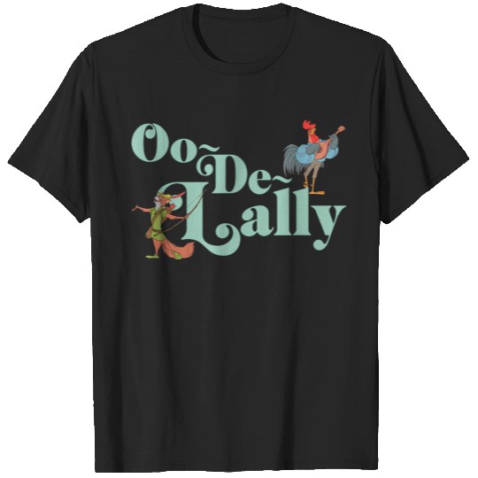 Disneyss Robin Hood Oo de lally Iconic Quote Chest Text Logo T-Shirts