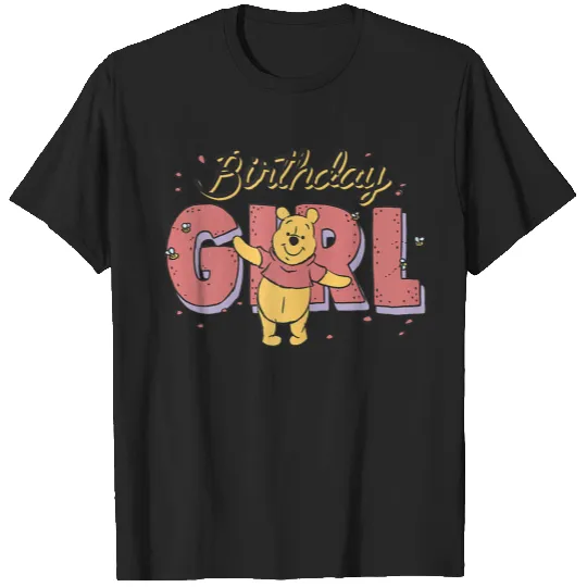Disneyss Winnie The Pooh Birthday Girl Buzzing Bees T-Shirts