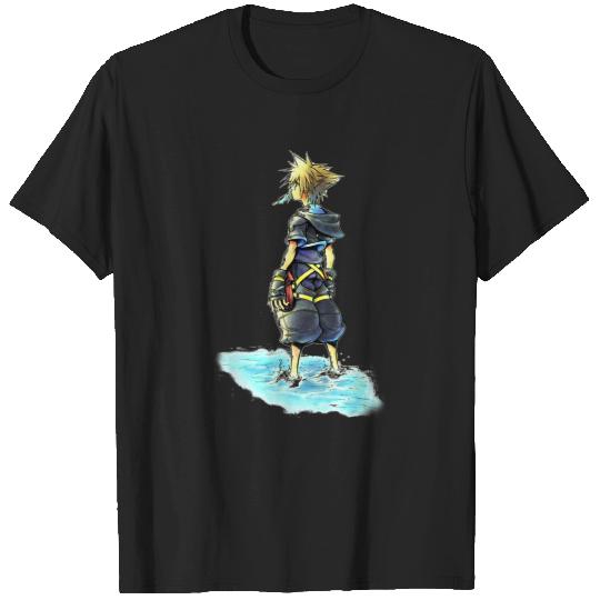 Disney Kingdom Hearts Sora Sea Salt Ice Cream Sketch T-Shirts