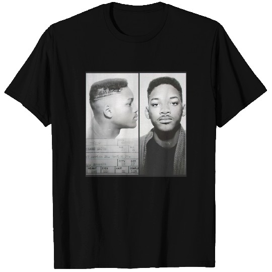 Will Smith Mugshot Short Sleeve Tee, Celebrity Tee, Funny Tee