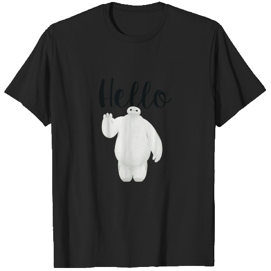 Disney Big Hero 6 Baymax Hello Wave Graphic TShi T-Shirts