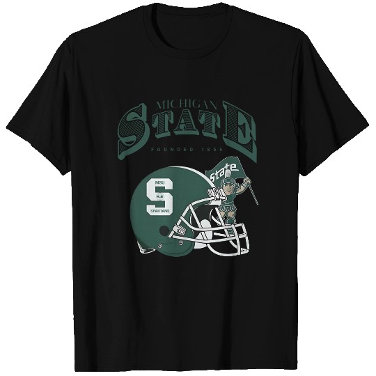 Discover Vintage MSU Garment-Dyed Unisex T Shirts, Michigan State Spartans Graphic Crewneck Pullover, Comfort Colors, Football game day Lounge