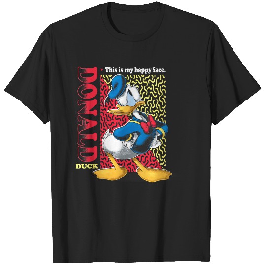 Disneyss Mickey And Friends Donald Duck Classic Happy Faces T-Shirts