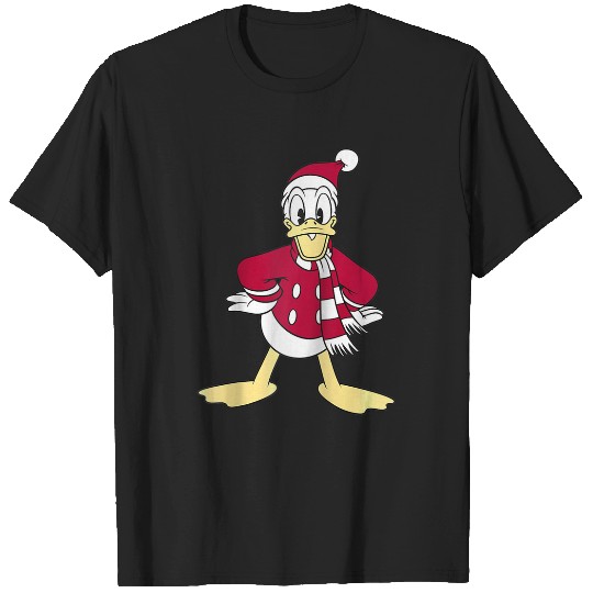 Disney Mickey & Friends Donald Duck Christmas Portrait Raglan Baseball Tee T-Shirts