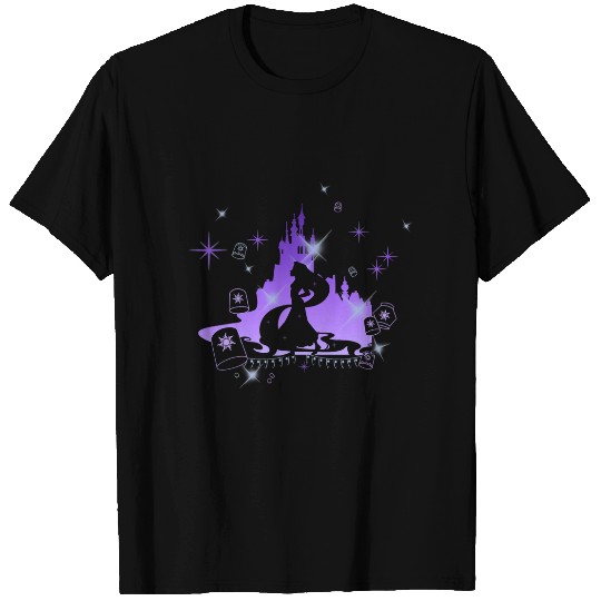 Disney Tangled Rapunzel Silhouette Portrait Graphic T-Shirts